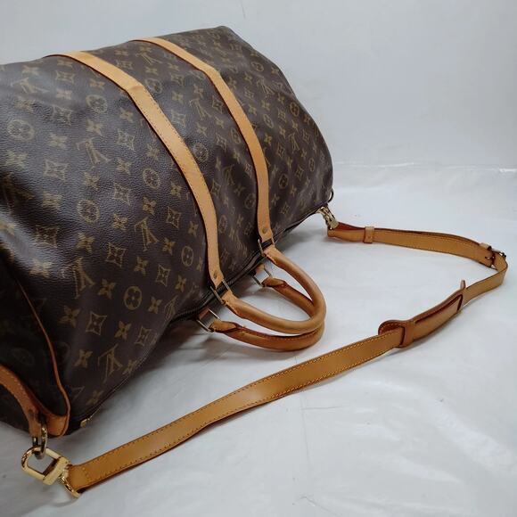 Louis Vuitton Monogram Keepall Bandouliere 55 Boston Bag - Picture 4 of 9